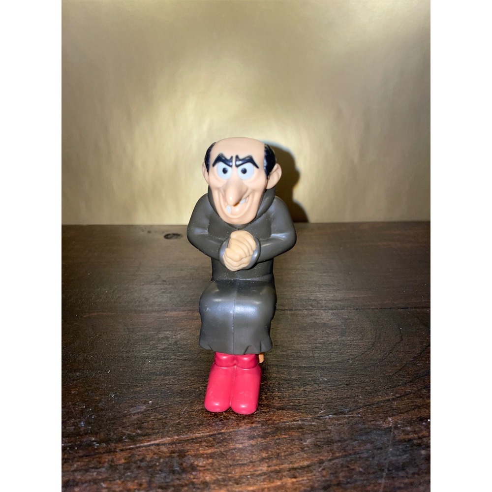 Burger King Smurf Gargamel on Stool Figurine‎ Toy Rare